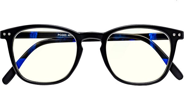Okuliare na počítač GLASSA Blue Light Blocking Glasses PCG 03, dioptrie: +0.00, čierna Screen