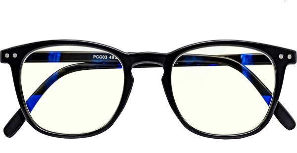 Monitor szemüveg GLASSA Blue Light Blocking Glasses PCG 03, dioptria: +0,50, fekete Képernyő