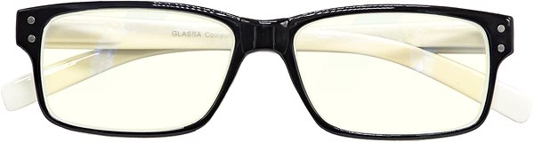 Monitor szemüveg GLASSA Blue Light Blocking Glasses PCG 05, dioptria: +2,00, fehér Képernyő