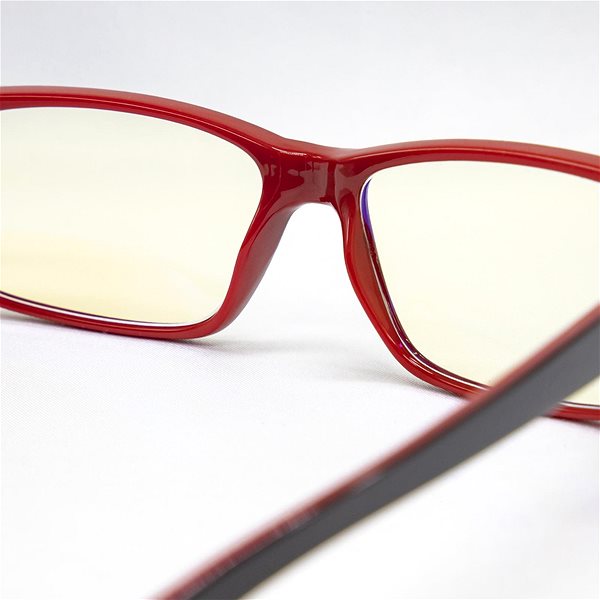 Okuliare na počítač GLASSA Blue Light Blocking Glasses PCG 05, dioptrie: +0.00, červená Vlastnosti/technológia