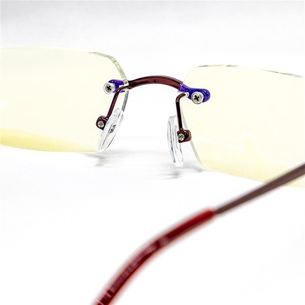 Okuliare na počítač GLASSA Blue Light Blocking Glasses PCG 06, dioptrie: +0.00, červená Vlastnosti/technológia