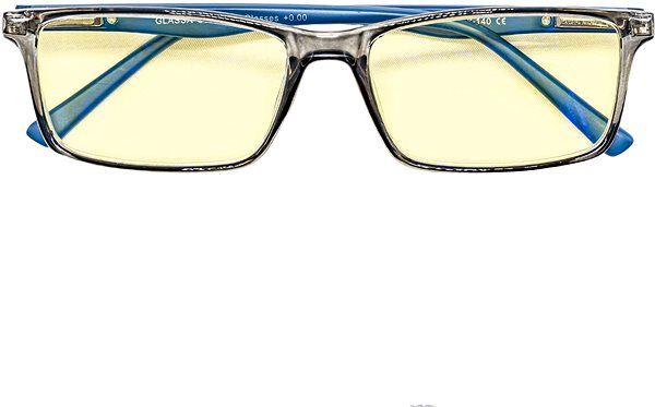 Okuliare na počítač GLASSA Blue Light Blocking Glasses PCG 08, dioptrie: +0.00, modro-sivá Screen