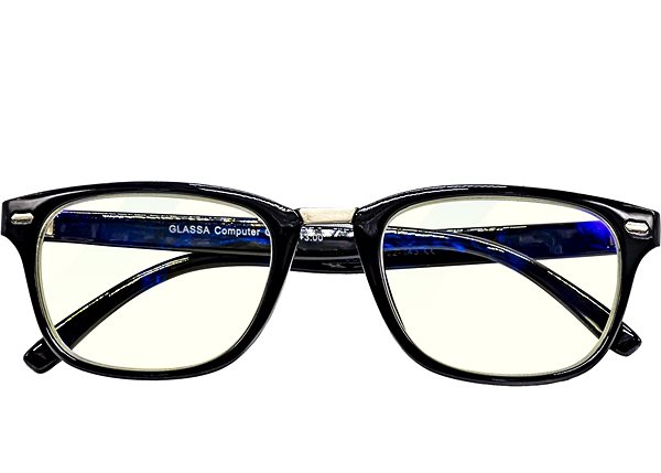 Okuliare na počítač GLASSA Blue Light Blocking Glasses PCG 01, dioptrie: +0.00, čierna Screen