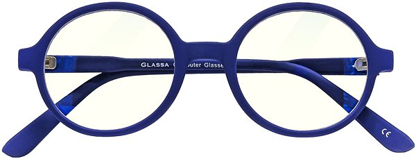 Okuliare na počítač GLASSA KIDS Blue Light Blocking GlassesPCG 10, dioptrie +0,00  modrá ...