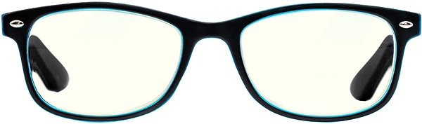 Okuliare na počítač GLASSA Blue Light Blocking Glasses PCG 030, +0,50 dio, čierno-modré ...
