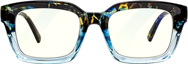 Monitor szemüveg GLASSA Blue Light Blocking Glasses PCG 014, dioptria: +3,00, kék minta ...