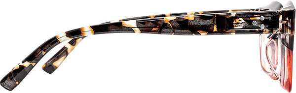 Okuliare na počítač GLASSA Blue Light Blocking Glasses PCG 014, +3,50 dio, červený vzor ...