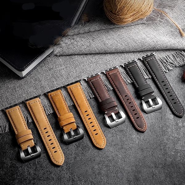 Remienok na hodinky BStrap Leather Lux na Apple Watch 38 mm/40 mm/41 mm, coffee ...