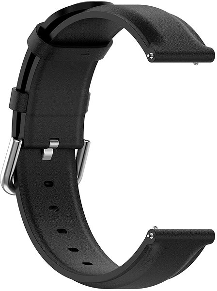 Remienok na hodinky BStrap Leather Lux Universal Quick Release 22 mm, black ...