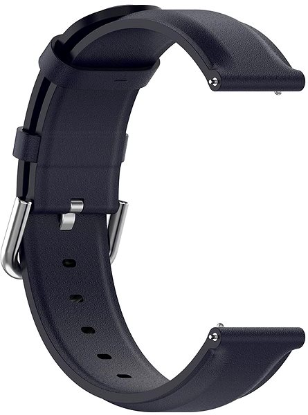 Remienok na hodinky BStrap Leather Lux Universal Quick Release 22 mm, navy blue ...