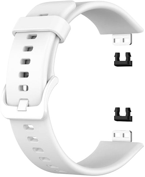 Remienok na hodinky BStrap Silicone na Huawei Watch Fit, white ...