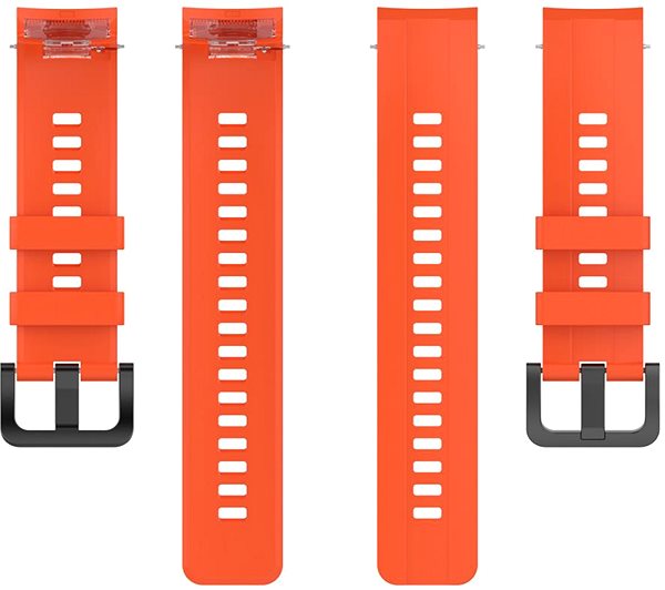 Remienok na hodinky BStrap Silicone na Honor Watch GS Pro, orange ...
