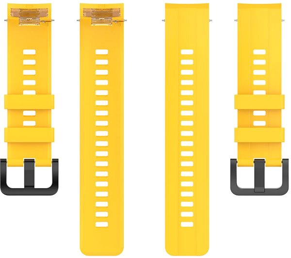 Řemínek BStrap Silicone pro Honor Watch GS Pro, yellow ...