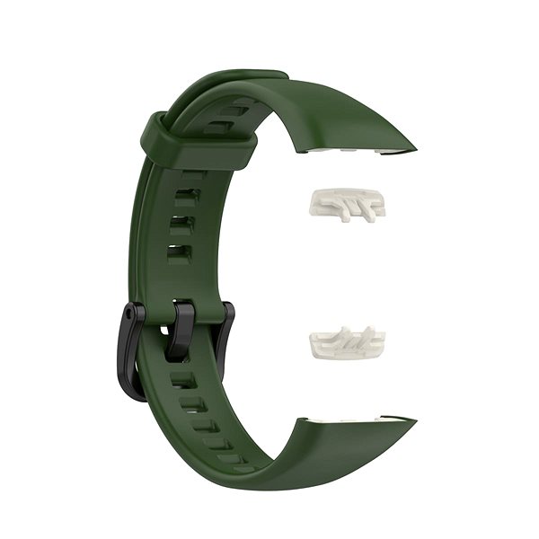 Řemínek BStrap Silicone pro Honor Band 6, army green ...