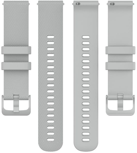 Remienok na hodinky BStrap Silicone Land Universal Quick Release 18 mm, gray ...