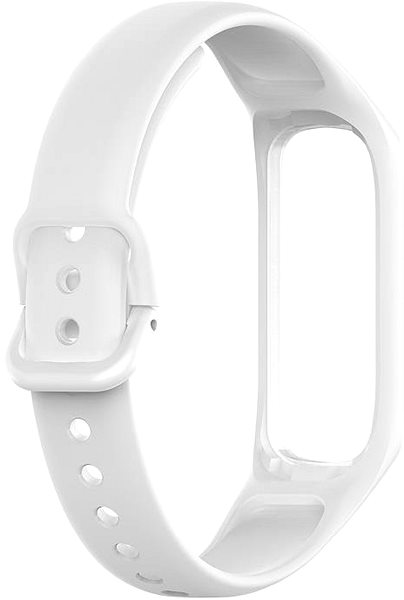 Remienok na hodinky BStrap Silicone na Samsung Galaxy Fit 2, white ...