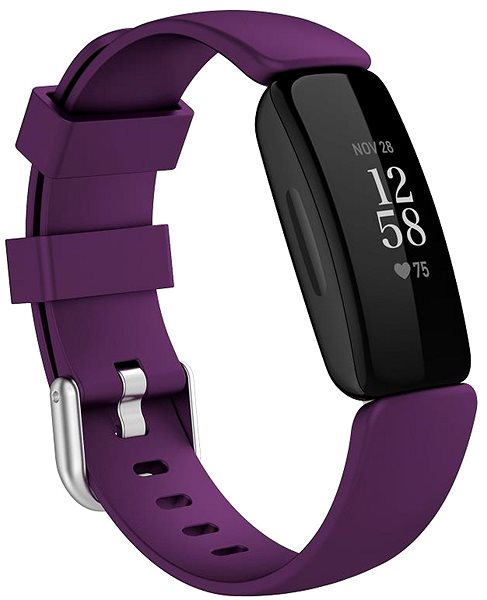 Remienok na hodinky BStrap Silicone na Fitbit Inspire 2, purple ...