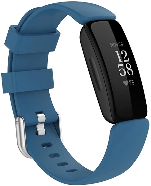 Remienok na hodinky BStrap Silicone na Fitbit Inspire 2, dark blue ...