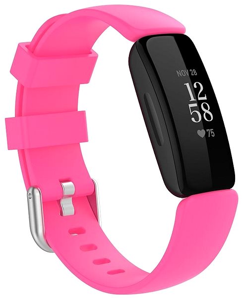 Remienok na hodinky BStrap Silicone na Fitbit Inspire 2, pink ...