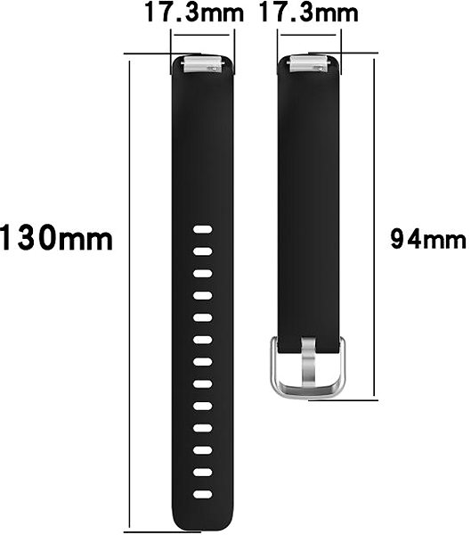 Remienok na hodinky BStrap Silicone na Fitbit Inspire 2, pink ...