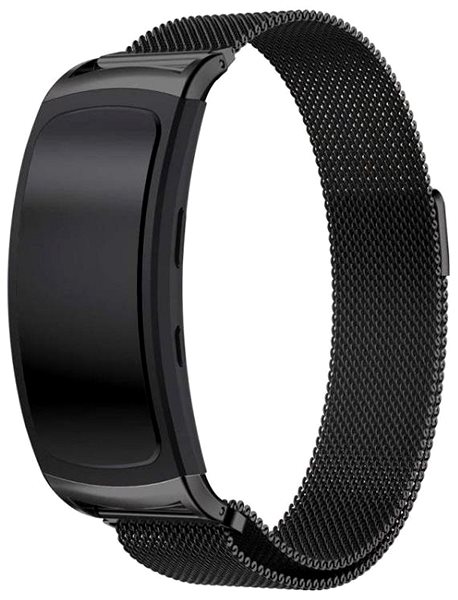 Remienok na hodinky BStrap Milanese na Samsung Gear Fit 2, black ...