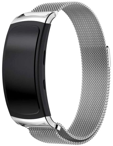 Remienok na hodinky BStrap Milanese na Samsung Gear Fit 2, silver ...