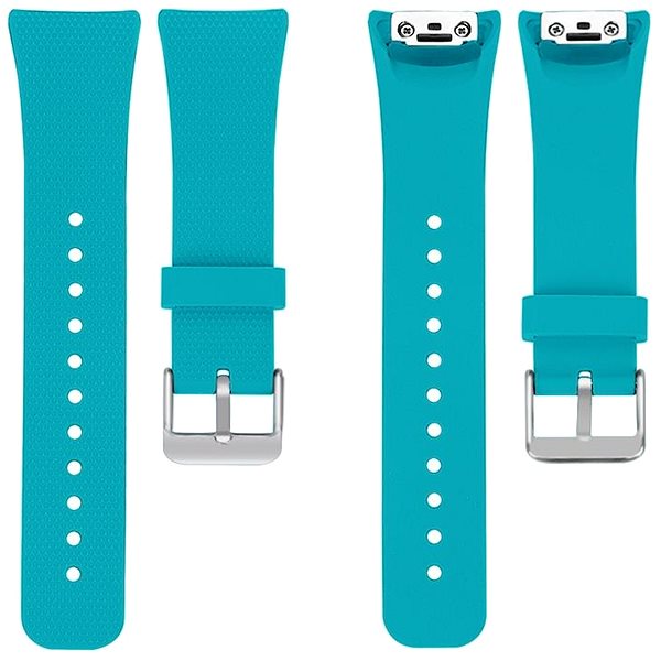 Remienok na hodinky BStrap Silicone Land na Samsung Gear Fit 2, teal ...