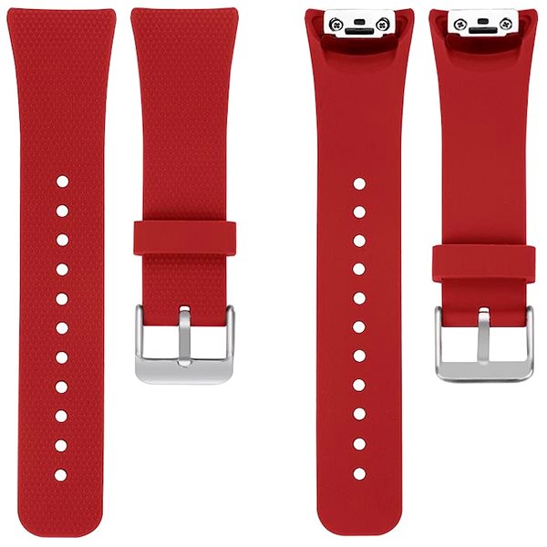 Remienok na hodinky BStrap Silicone Land na Samsung Gear Fit 2, red ...