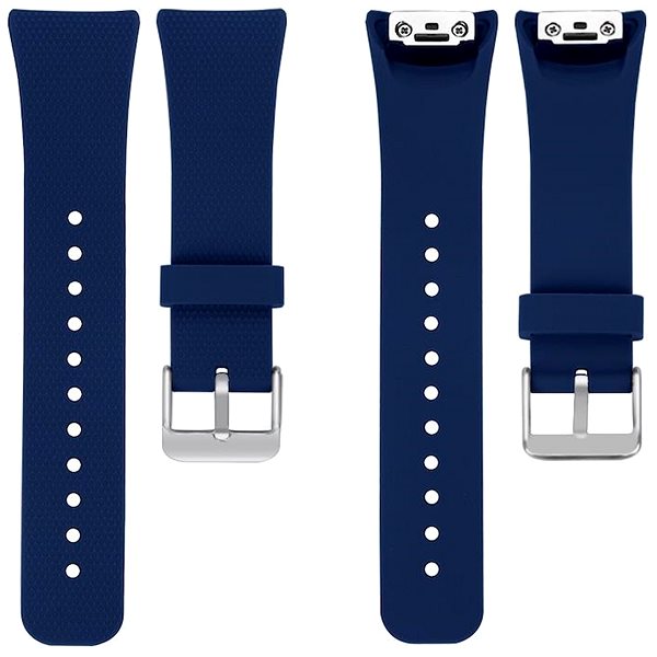 Remienok na hodinky BStrap Silicone Land na Samsung Gear Fit 2, dark blue ...
