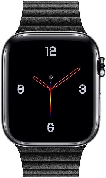 Remienok na hodinky BStrap Leather Loop na Apple Watch 38 mm/40 mm/41 mm, Black ...