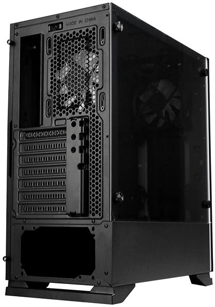 PC-Gehäuse Zalman S5 Schwarz Rückseite