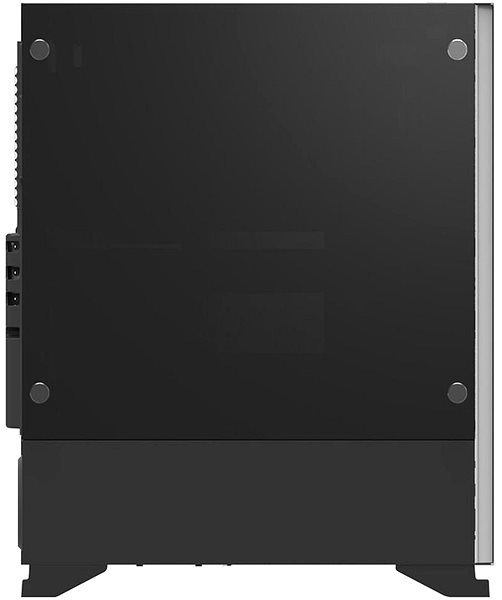 Számítógépház Zalman S5 Black Oldalnézet
