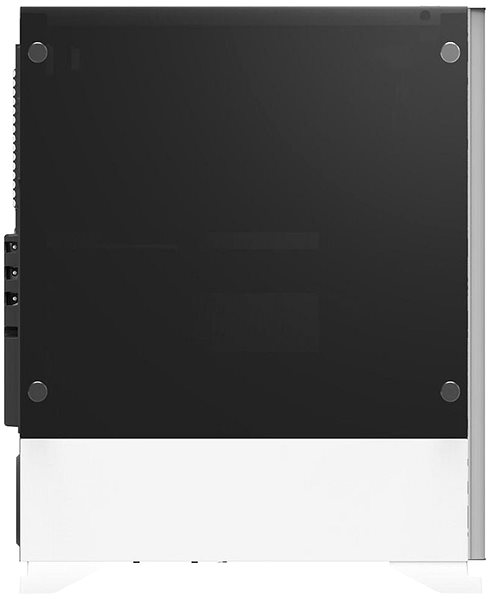 Számítógépház Zalman S5 White Oldalnézet