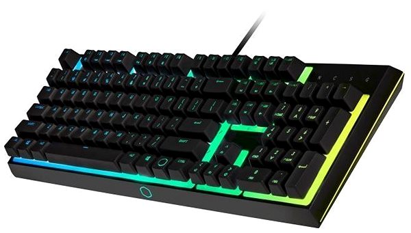 Gaming Keyboard Cooler Master MK110, US Layout, Black Lateral view