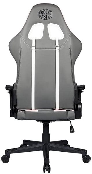 Gaming-Stuhl Cooler Master CALIBER R1S Gaming Chair - rosa-grau Rückseite