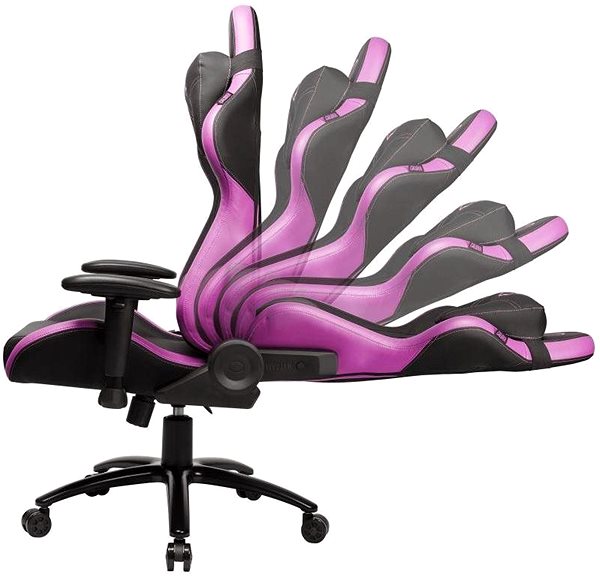 Gaming-Stuhl Cooler Master CALIBER R2 Gaming Chair - schwarz und lila Mermale/Technologie