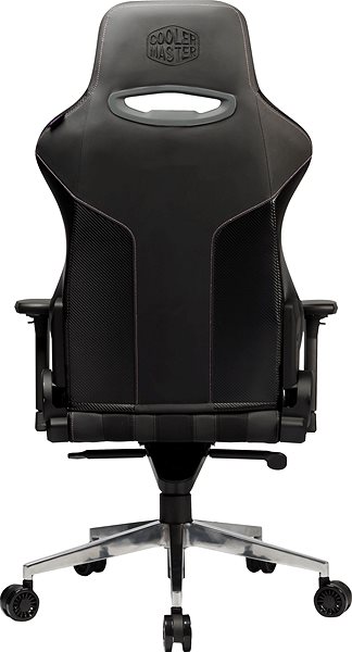 Herná stolička Cooler Master Caliber X1, čierna Zadná strana