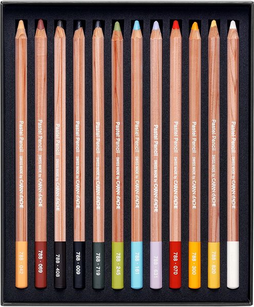 Pastelky CARAN D'ACHE Umelecké pastely v ceruzke 12 farieb ...
