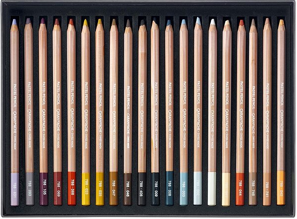 Pastelky CARAN D'ACHE Umelecké pastely v ceruzke 40 farieb ...