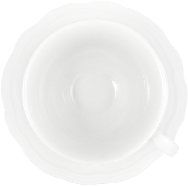 Set of cups Casa Domani Florence Scallop Set of cups and saucers 220 ml 6 pcs .