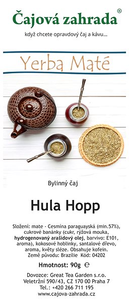 Čaj Čajová záhrada Mate Hula Hopp 90 g .