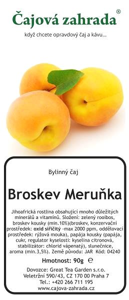 Čaj Čajová záhrada Rooibos Broskyňa & Marhuľa 500 g .