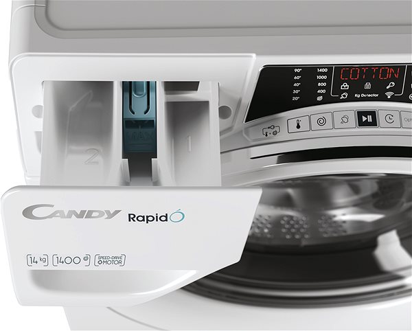 Washing Mashine CANDY RO14146DWMCE/1-S Features/technology