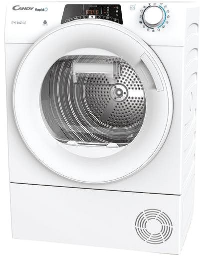 Clothes Dryer CANDY RO4H7A2TEX-S Lateral view