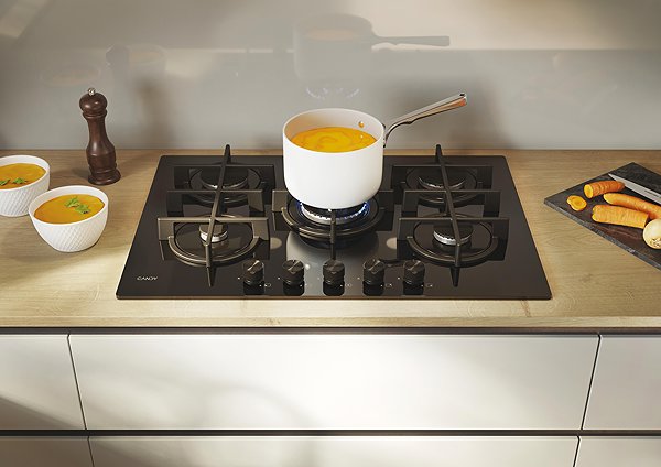 Cooktop CANDY CVG74WTB Moderna ...