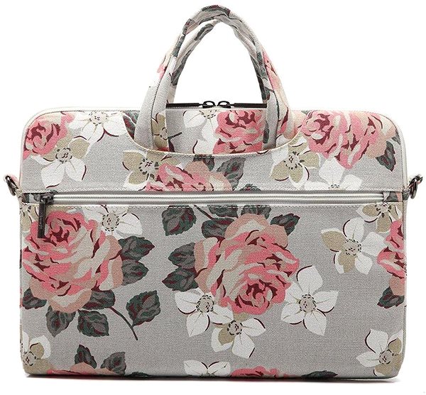 Puzdro na notebook Canvaslife Briefcase taška na notebook 15–16, white rose ...