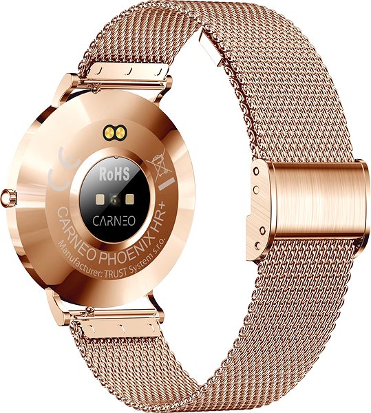Smartwatch CARNEO Phoenix HR+ GOLD Ultra thin ...
