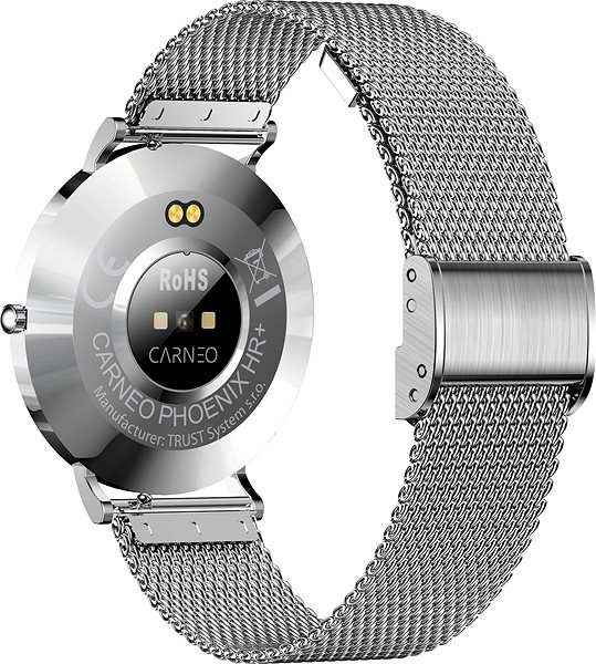 Smartwatch CARNEO Phoenix HR+ SILVER Ultra thin ...