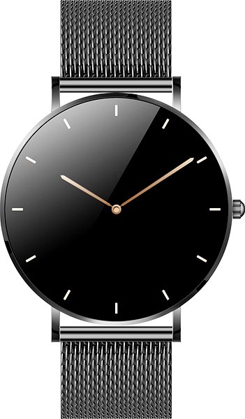 Smartwatch CARNEO Phoenix HR+ BLACK Ultra thin ...