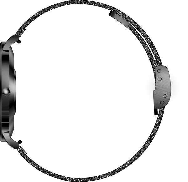 Smartwatch CARNEO Phoenix HR+ BLACK Ultra thin ...
